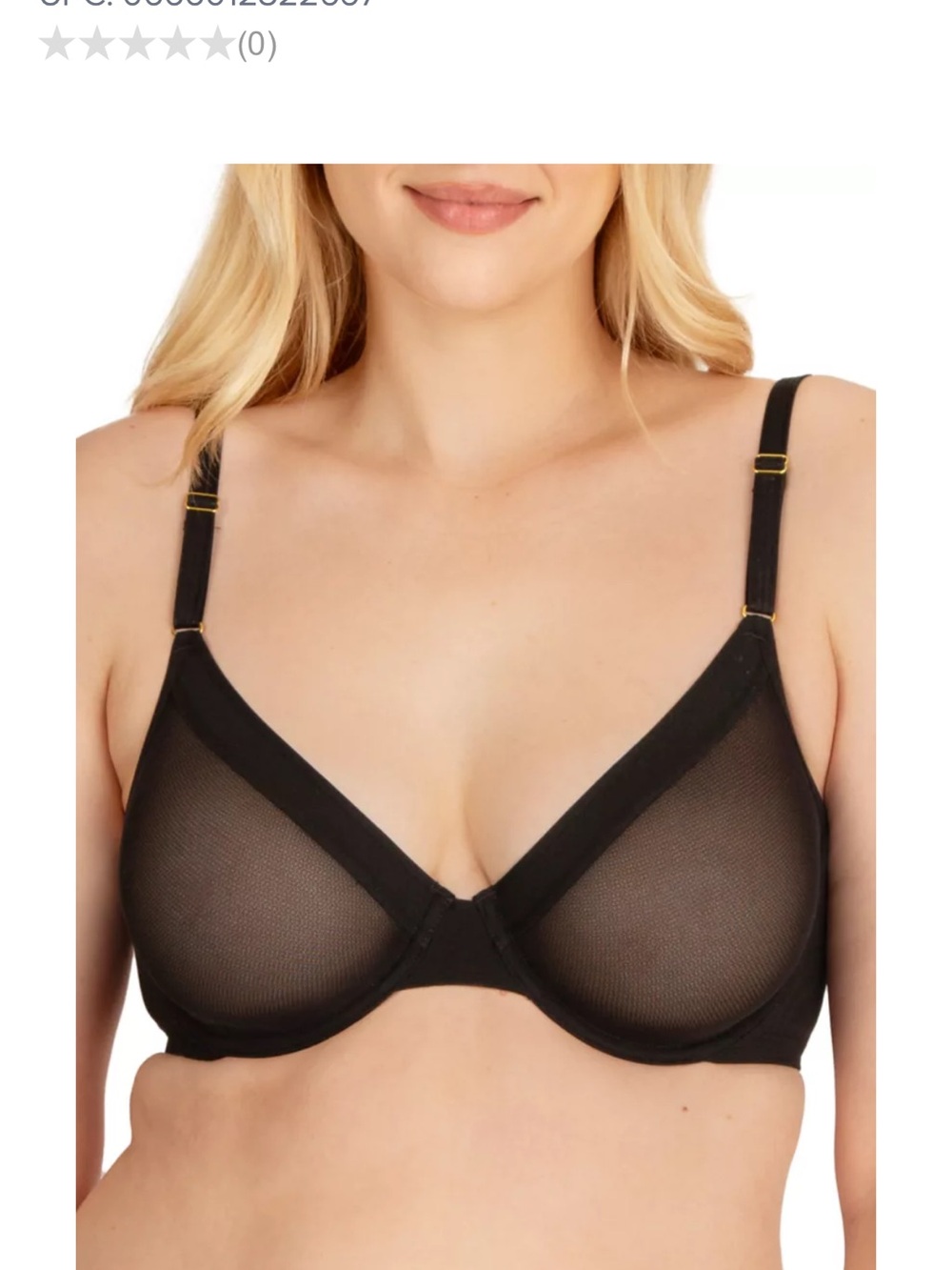 Hanky Panky®Mesh Unlined Full Coverage Underwire Bra NWT Size 38DD